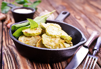 Image showing fried zucchini