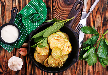 Image showing fried zucchini