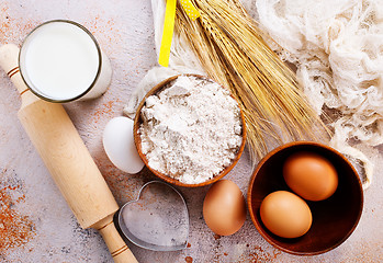 Image showing ingredients for baking