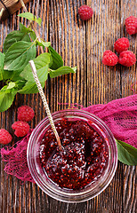 Image showing raspberry jam