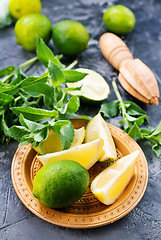 Image showing ingredients for mojito