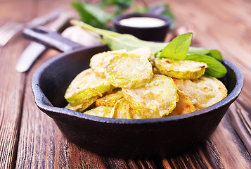 Image showing fried zucchini