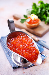 Image showing red caviar