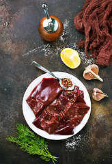 Image showing raw liver