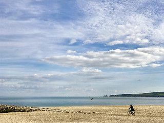 Image showing Sandbanks Beach Poole Dorset UK