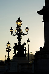 Image showing Bridge of the Alexandre III, Paris