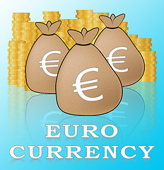 Image showing Euro Currency Meaning Europe Exchange 3d Illustration