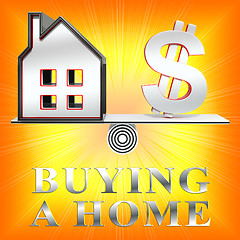 Image showing Buying A Home Represents Real Estate 3d Rendering