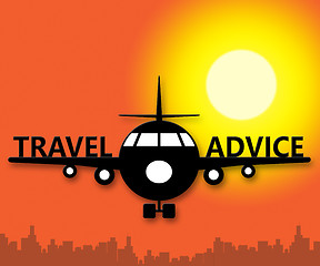 Image showing Travel Advice Showing Guidance Getaway 3d Illustration