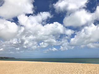 Image showing Blackpool Sands Beach Devon UK