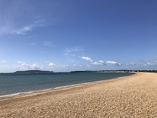 Image showing Deserted Beach at Preston Dorset 