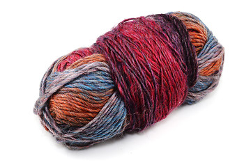 Image showing varicoloured ball of wool 