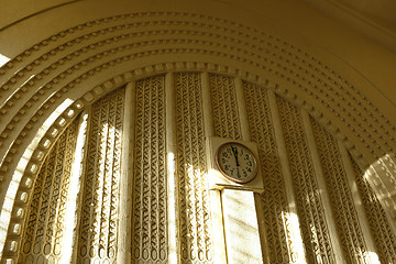 Image showing clock at the central station in Helsinki