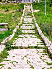 Image showing Staircase of stone