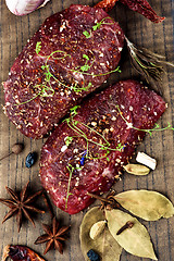 Image showing Marinated Raw Beef