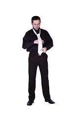 Image showing Businessman Dressing Up