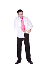 Image showing Businessman Dressing Up