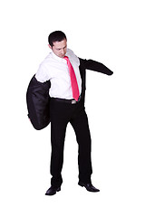 Image showing Businessman Dressing Up