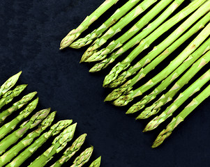 Image showing Fresh Asparagus Sprouts