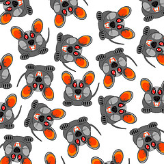 Image showing Pattern from rats