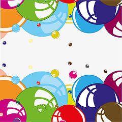 Image showing bubble Colour background