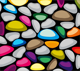 Image showing Varicoloured stone background