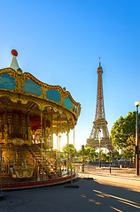 Image showing Carousel in Paris