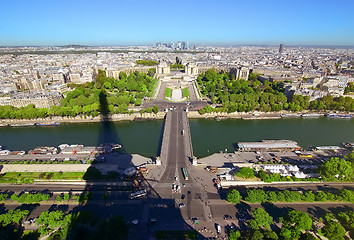 Image showing Aerial panoramic Paris