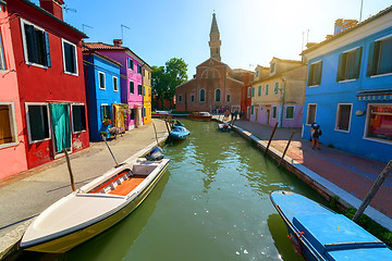 Image showing Houses in Burano