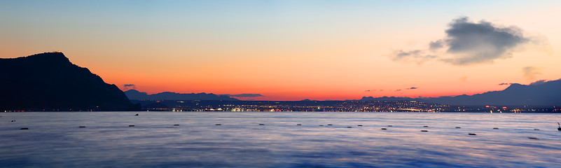 Image showing Seashore view of Antalya