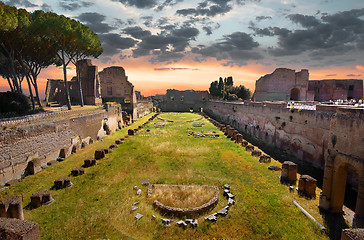 Image showing Ruins of Stadium Domitanus