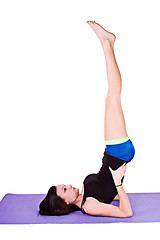 Image showing Woman in Yoga Position