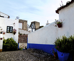 Image showing Towers of Obidos Castle