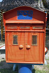 Image showing Red mailbox