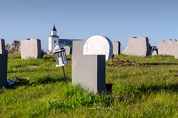 Image showing Andenes graveyard