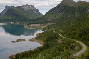 Image showing coastal road