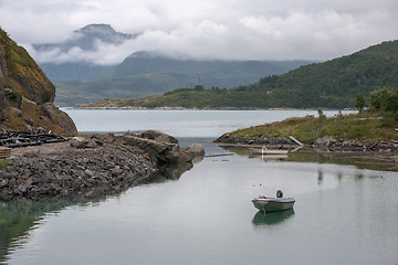 Image showing Norwegian fjord view