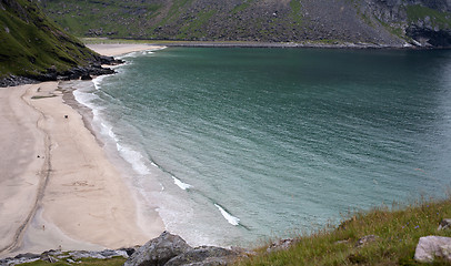 Image showing white sand beach