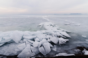 Image showing Frozen lake