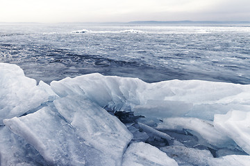 Image showing Frozen lake