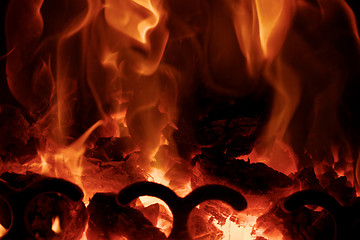 Image showing Fire flames