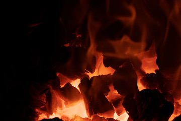 Image showing Fire flames