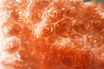 Image showing Peach-colored roses material