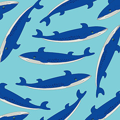 Image showing Fish whale pattern