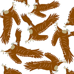 Image showing Bird eagle pattern