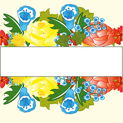 Image showing Decorative floral background