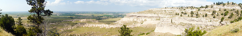 Image showing Scotts Bluff Monument Area Western Nebraska United States North 
