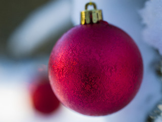 Image showing christmas tree ball decoration
