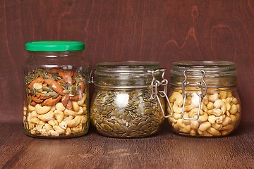 Image showing Mix of nuts and seeds