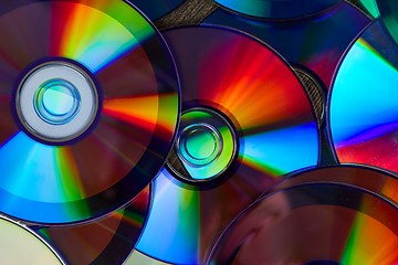 Image showing CD shiny background